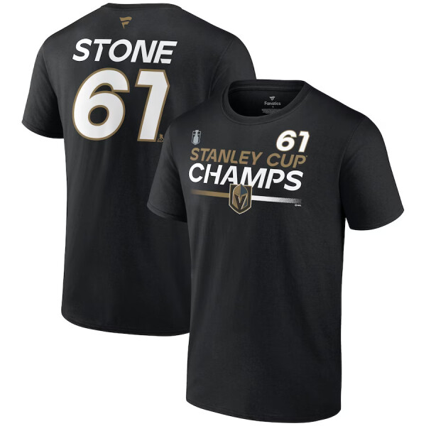 Fanatics Pánské tričko Vegas Golden Knights 2023 Stanley Cup Champions Authentic Pro Name Number Velikost: