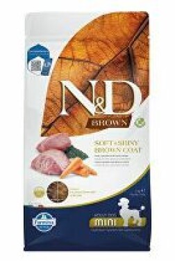 N&D BROWN DOG Adult Mini Lamb& Spirulina& Fennel 2,5kg