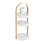 Organizér na kosmetiku Umbra BELLWOOD - bílý/přírodní