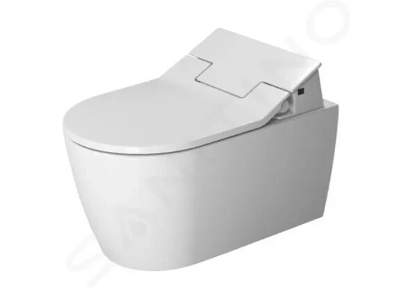 DURAVIT - ME by Starck Závěsné WC pro bidetové sedátko SensoWash, s WonderGliss, alpská bílá 25285900001