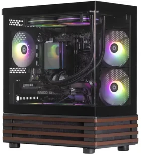 Thermaltake LCGS View 170WS černá/dřevo / Herní PC / Intel Core i5-14400F / 16GB RAM / 1TB SSD / RTX 5060 8GB / W11H (LCGS00001)