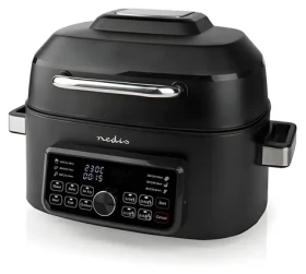 Nedis KAAFG600BK černá / Horkovzdušná fritéza / 6 l / 7 programů (KAAFG600BK)