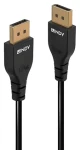 Lindy Slim DisplayPort 1.4 černá / Přípojný kabel / DisplayPort - DisplayPort / 2 m / 8K / 144 Hz (36462)