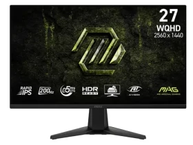 27" MSI MAG 275QF E20 černá / Herní monitor / QHD / IPS / 200Hz / 0,5ms / HDMI+DP / VESA (MAG 275QF E20)