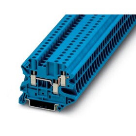 Phoenix Contact 3044500 řadová svorka průchodky 6.2 mm šroubovací modrá 50 ks