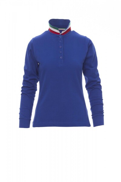 Dámská polokošile Payper LONG NATION LADY Barva: Královská Modrá/ Itálie, Velikost: S (000084002109008S)