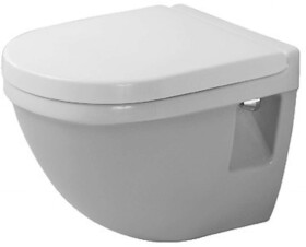 DURAVIT - Starck 3 Závěsné WC, WonderGliss, bílá 22020900001