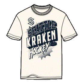 Outerstuff Dětské tričko Seattle Kraken NHL Action Comics Ss Tee Velikost: Dětské M (9 - 11 let)