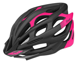 Dámská cyklistická přilba na kolo Etape Vesper, černá/růžová mat (pro obvod hlavy velikost L/XL (58-61 cm))