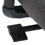 Židle kancelářská, černá MESH síťovina, černá látka, plastový kříž, synchronní mechanismus, kolečka pro tvrdé povrchy