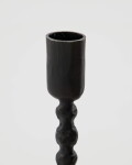 House Doctor Železný svícen Mala Black 18,5 cm, černá barva, kov