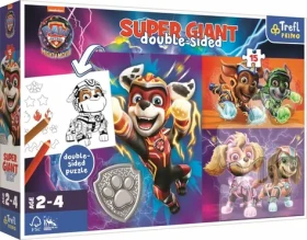 Trefl - Puzzle - Oboustranné puzzle Tlapková patrola: Skvělý tým SUPER GIANT