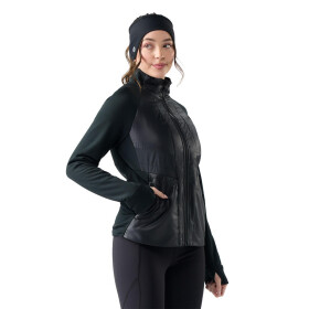 SMARTWOOL Wmns Smartloft Hybrid Jacket, Black (vzorek) velikost: M