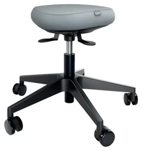 Leitz Ergo světle šedá / Balanční stolička / nosnost 110 kg / výška 47-60 cm / kolečka 360° (65770095)