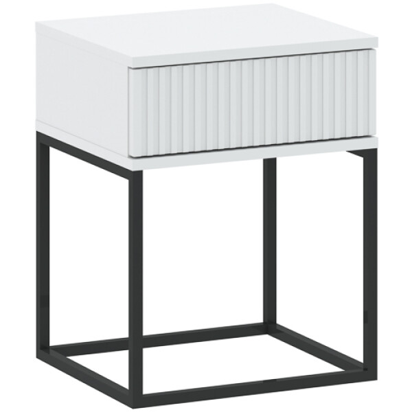 FRONTI Noční stolek CADRO 1S 40 NR1 - bílý