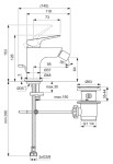 IDEAL STANDARD - Ceralife C Bidetová baterie s výpustí, chrom BE124AA