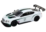 RASTAR Auto na dálkové ovládání R/C Bentley Continental GT3 1:14 Rastar bílé
