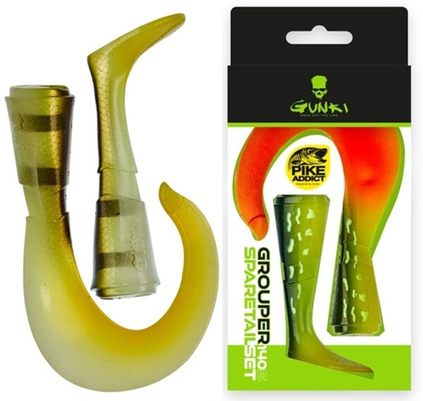 Gunki Náhradní ocásky Grouper 14cm S - Wild Perch,Gunki Náhradní ocásky Grouper 14cm S - Wild Perch