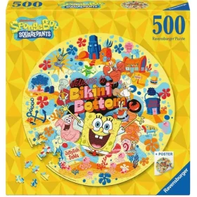Ravensburger Kulaté puzzle SpongeBob