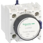 Schneider Electric XB5DTGM4 Časovač, montáž na panel, zpožděné sepnutí, 0,5 min až 10 min, 100…240 V AC/DC