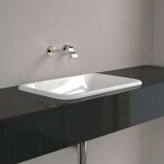 VILLEROY & BOCH - Loop&Friends Umyvadlo zápustné, 68x45 cm, s přepadem, CeramicPlus, alpská bílá 4A6600R1