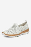 Polobotky Rieker N4251-80 Přírodní kůže (useň) - Lícová
