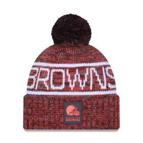 New Era Pánská zimní čepice Cleveland Browns NFL 2025 Sideline Sport Knit