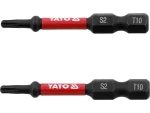 YATO Rázový bit 1/4" T10 / Bit rázový / T10 / 50 mm / 2 ks