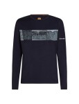 ICEBREAKER Mens 200 Oasis LS Crewe Elevation Lin, Midnight Navy velikost: M