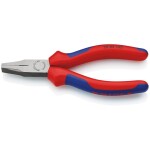 Knipex 38 91 200 pro elektroniku a jemnou mechaniku ploché jehlové kleště 45° zahnuté vanadová elektrikářská ocel 200 mm