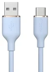 Devia Jelly Series modrá / Nabíjecí kabel / USB-A - USB-C / 1,2 m / silikonový (6938595386633)