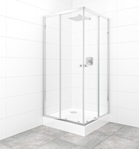 SAT - Set sprchového koutu a vaničky, čtverec 90x90 cm Multi Basic SIKOBKMUQ90CRT SIKOBKMUQ90CRT