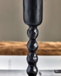 House Doctor Železný svícen Mala Black 18,5 cm, černá barva, kov