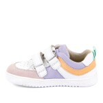 Dívčí barefoot textilní tenisky LOOP WHITE/LILA Froddo G3130282-8 - 24