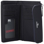 Stylová dámská koženková peněženka Coveri Deana, tmavě modrá