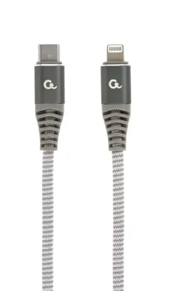 Gembird CC-USB2B-CM8PM-1.5M Lightning, 1,5m, šedý