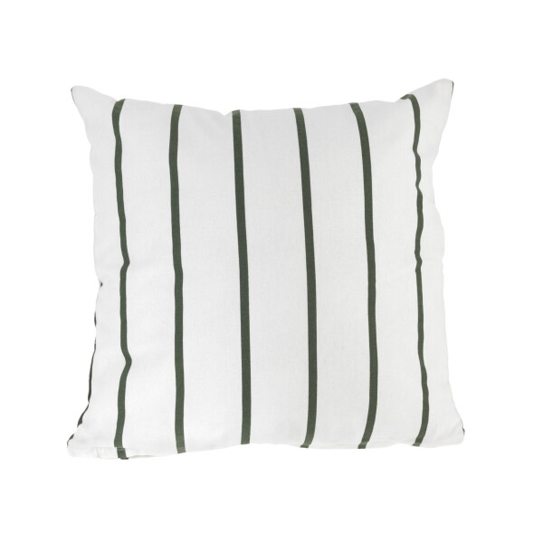 Storefactory Bavlněný povlak na polštář White/Green 48 x 48 cm, zelená barva, textil