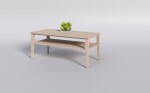 ARTEN (NANO Systems s.r.o.) Bukový konferenční stolek TALO-STL1 140 (Bezbarvý lak)