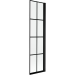 MEXEN - MIST vanová zástěna 50x150 cm 6mm 1-s, černá, dekor, pravá 8A9-050-001-70-77-P