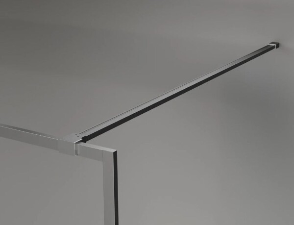 MEXEN - KIOTO, LUNAR vzpěra rovná 150 cm broušený grafit 830-10-95