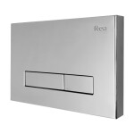 REA - Tlačítko pro podomítkové moduly stříbrné REA-E5691