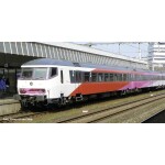 Roco 74030 3dílná sada průběžných vozů ICE 1 Redesign 2005 značky DB-AG Třída 1, třída Avmz 801.0, třída 2, třída Bvmz 8