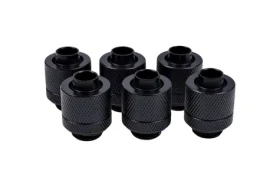 Alphacool Eiszapfen 13/10mm černá / Šroubení / G1/4" / 6 ks (17228)