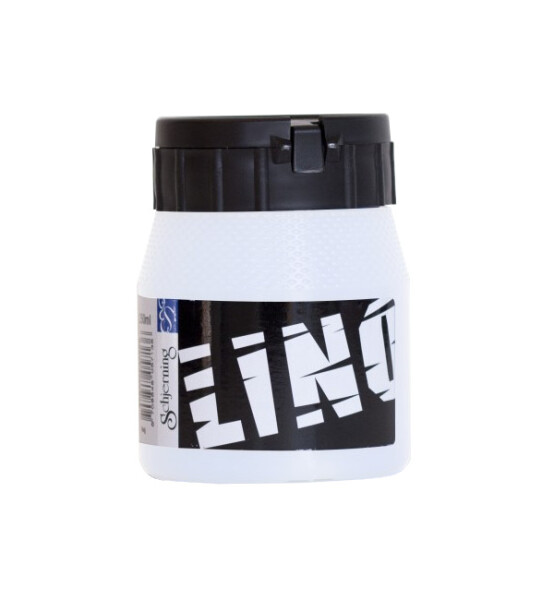 Schjerning Lino barva na linoryt 250 ml bílá