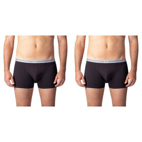 Dvojbalení bavlněných boxerek ULTRA RESIST BOXER 2x - BELLINDA - černá M