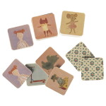 Maileg Dětské pexeso Memory Game – 50 dílků, béžová barva, papír