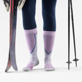Dámské merino ponožky SMARTWOOL Women's Ski Full Cushion OTC Socks, Purple Eclipse velikost: 34-37 (S)