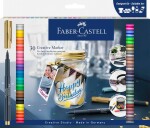 Faber-Castell Faber-Castell, 160730, sada popisovačů na různé povrchy, 30 ks