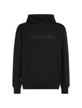 ICEBREAKER Mens Merino 360 RealFleece Elemental LS Hood, Black (vzorek) velikost: M