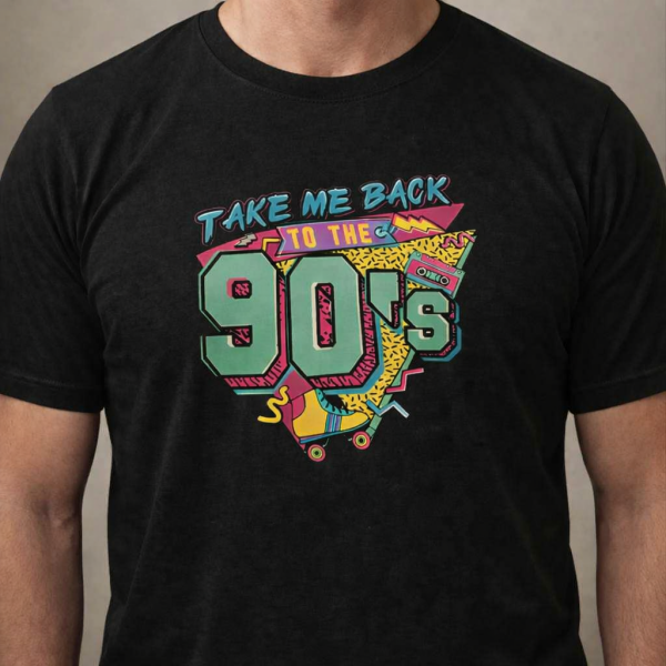 Ptakoviny.cz Tričko retro 90. léta - Take Me Back Velikost: XXXL